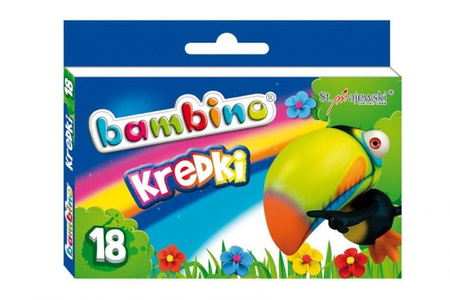 Kredki 18 Kolorów Bambino MAJEWSKI