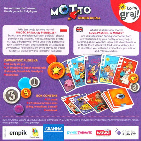 Granna MOTTO Imprezowa Gra Karciana
