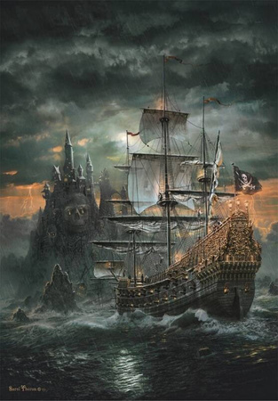Clementoni Puzzle 1500el Compact Okręt piracki. The Pirates Ship 31719
