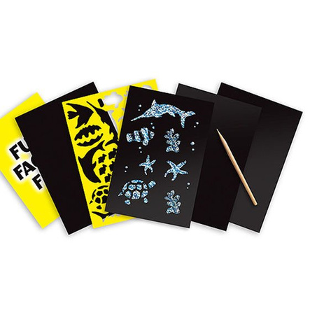 Melissa and Doug Wydrapywanki Morskie Życie 4 Ark