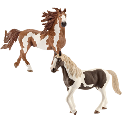 Schleich Zestaw 2 x Figurka Koń Ogier Klacz Pinto