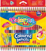 Colorino Kredki 24/48 kol ołówkowe dwustronne trójkątne 51705