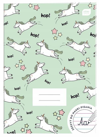 Interdruk Zeszyt A4 32k 3 linia dla dziewczynki