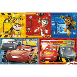 Ravensburger Puzzle 3w1 Psi Patrol + 2 x 24 el Auta