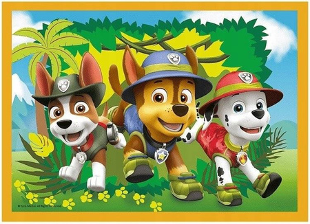 Trefl Puzzle 4w1 Wakacyjny Psi Patrol PAW PATROL