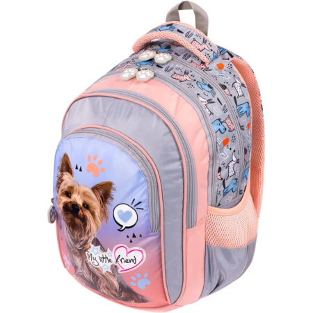 Plecak 4-komorowy ST.RIGHT BPL-58 My Little Friend grey York