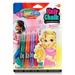 Colorino Zestaw pasteli kredowych do włosów 5 szt