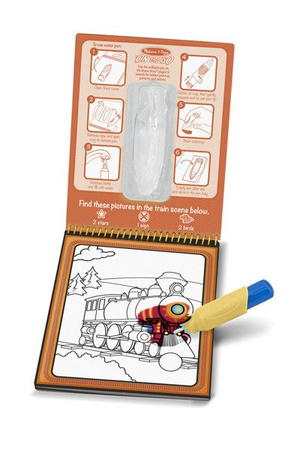 Melissa Water Wow Kolorowanka Wodna Pojazdy