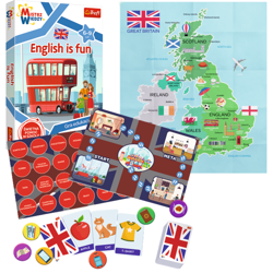 Trefl English is Fun Mistrz Wiedzy Angielski Gra Edukacyjna