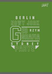 Zeszyt A5 60k krata laminowany GEOGRAFIA - ściaga COLLEGE