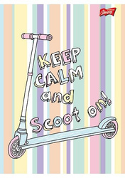 Zeszyt A4 32k linia podwójna dwukolorowa laminowany