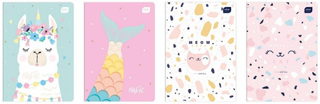 Zeszyt A5/16K kolorowa linia Trends Girls dla dziewczynek