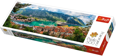 TREFL Puzzle 500 el Kotor Czarnogóra Panorama