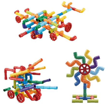 Klocki Konstrukcyjne Małego Geniusza Złączki 44 el