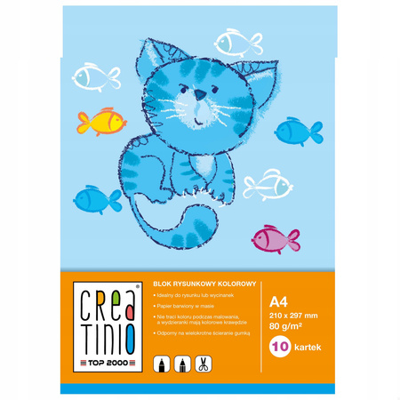 Creatinio Blok rysunkowy kolorowy A3/10K