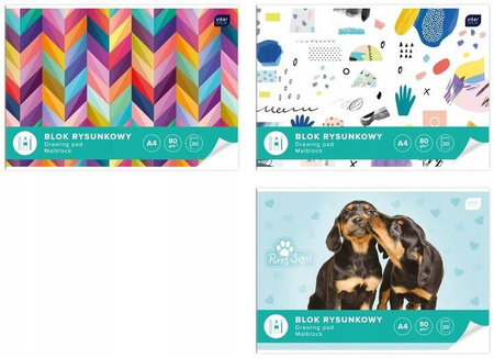 Interdruk Blok rysunkowy biały 80g A3/20 k.