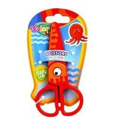 Colorino Nożyczki plastikowe z oczkiem 12,5 cm blister