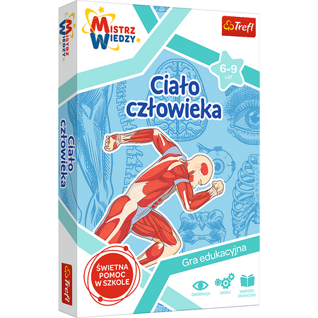 Trefl Ciało człowieka Mistrz Wiedzy Gra Edukacyjna