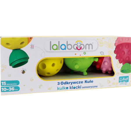 TREFL Klocki Sensoryczne Trzy Odkrywcze Kule