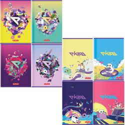 EKIPA FRIZ Herlitz 8 x Zeszyt A5/60 Kratka Linia