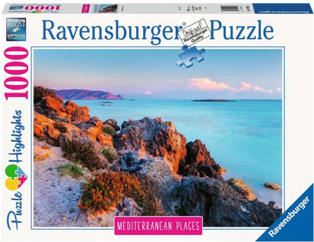 Puzzle Śródziemnomorska Grecja 1000 el Ravensburger