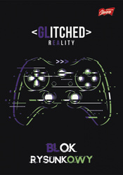 Blok Rysunkowy A4 20 Kartek Chłopięcy Mix Gamer