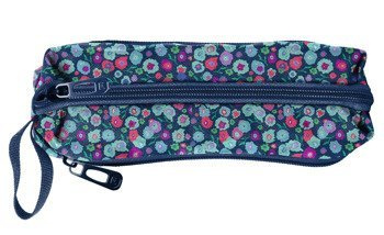 PASO Piórnik Saszetka 3 komory 18-007KW Kwiatki