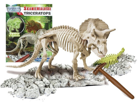 Clementoni - Skamieniałości Triceratops Dinozaur