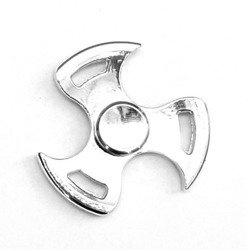 Hand Fidget Spinner Metalowy Śmigło Srebrny