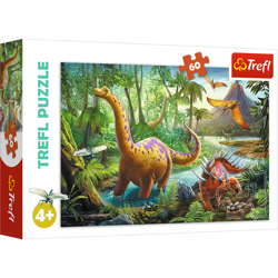 Trefl Puzzle 60el. Wędrówka Dinozaurów