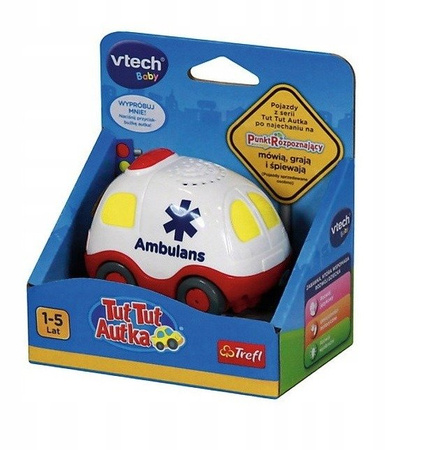 VTECH Tut Tut Autka Autko Ambulans Światło Dźwięk