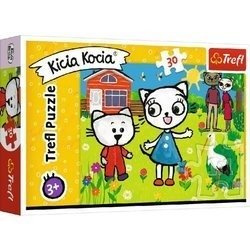 TREFL Puzzle 30el Przygody Kici Koci 18264
