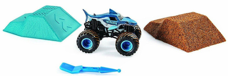 Monster Jam Auto + Piasek Kinetyczny Megalodon