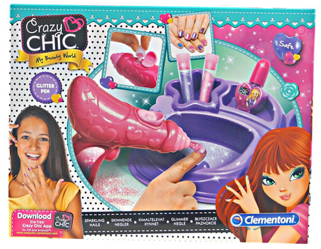 Clementoni Studio Paznokci Błyszczące Paznokcie