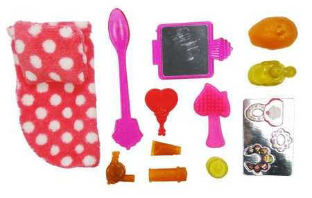 Cupcake Laleczka Babeczka - Deser Bananowy Różowy