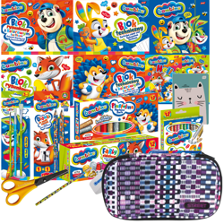 Wyprawka Bambino Szkolna Duży Zestaw do szkoły + Piórnik