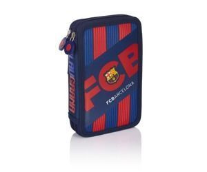 Piórnik Podwójny z Wyposażeniem FC-144 Barcelona