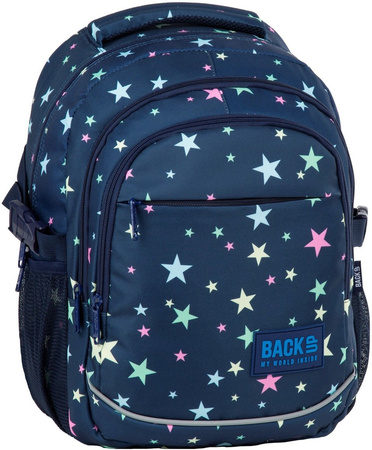DERFORM BACKUP 2 Plecak Młodzieżowy G66 Gwiazdki