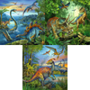 Ravensburger - Puzzle Dinozaury 3x49