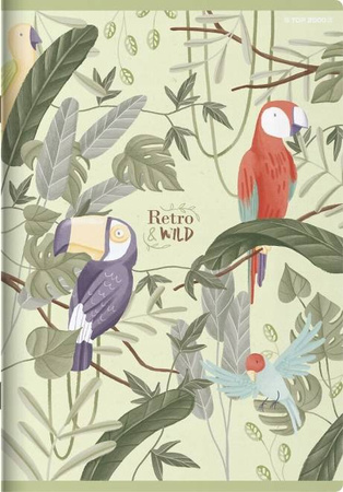 Zeszyt A5 32 k. 70g linia podwójna kolorowa