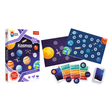TREFL Kosmos Mistrz Wiedzy Gra Edukacyjna