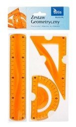 Zestaw geom.elastyczny 3el pomarańczowy TETIS