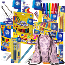 Wyprawka Szkolna Astra dla Klasy 1-3 + Worek