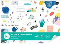 Interdruk Blok rysunkowy biały 80g A3/20 k.