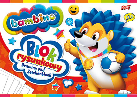 Bambino Wyprawka Szkolna 3 x Kredki Flamastry Bloki