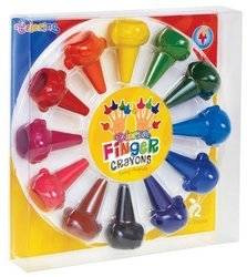 Colorino Kredki świecowe na palce 12 kolorów