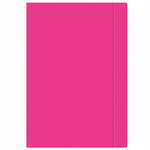 INTERDRUK Teczka z gumką A4+ Fluo różowa