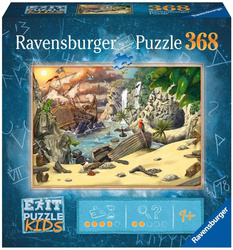 RAVENSBURGER Puzzle Exit Kids Gra Piraci 368 el.