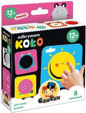 CzuCzu Odkrywam Koło 12m+ Pierwsze Puzzle
