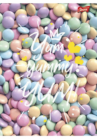 Zeszyt A5/32K kratka MIX Dziewczęcy